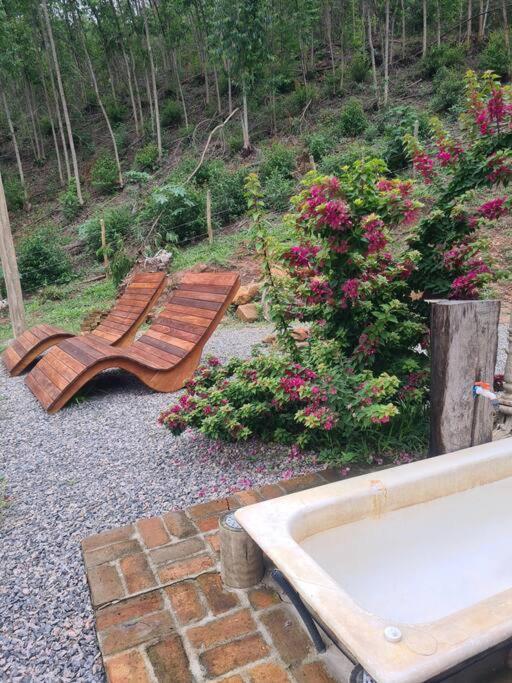 Chic Na Roca - Hospedagem Rural Nazare Paulista Bagian luar foto