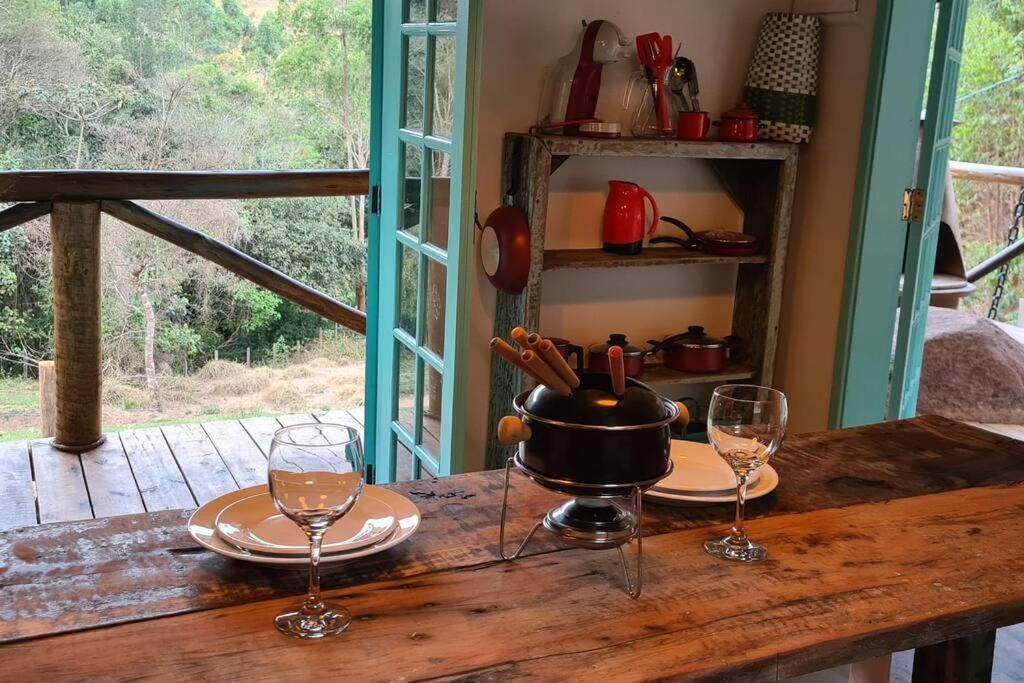 Chic Na Roca - Hospedagem Rural Nazare Paulista Bagian luar foto